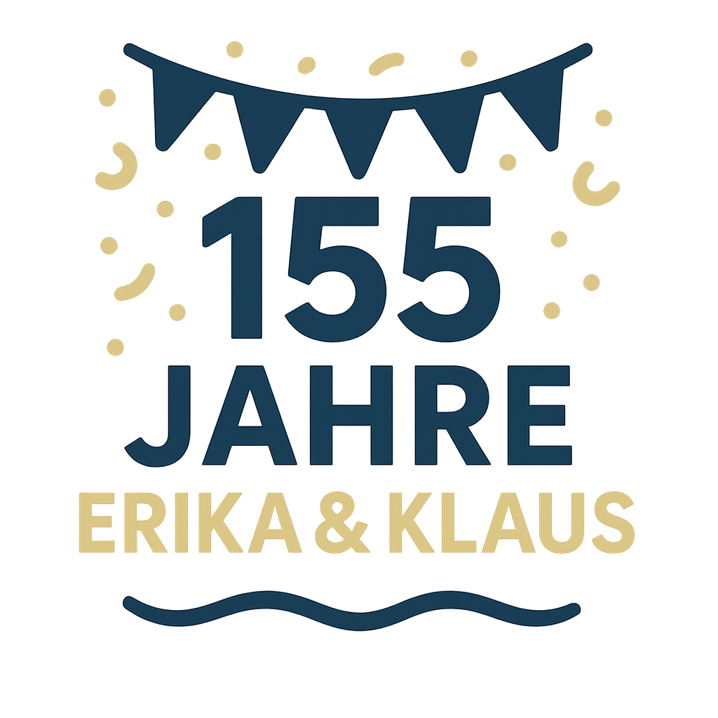 Logo 155 Jahre Erika & Klaus